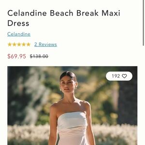 Anthropologie brand “Celandine” Beach Break Maxi Dress